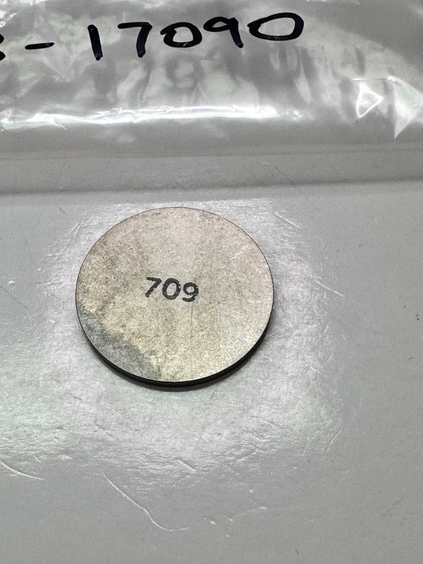 Toyota 13753-17090 Genuine Shim, Valve Adjusting 709