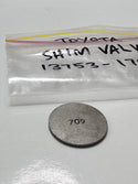 Toyota 13753-17090 Genuine Shim, Valve Adjusting 709