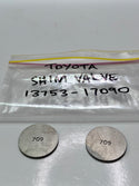 Toyota 13753-17090 Genuine Shim, Valve Adjusting 709