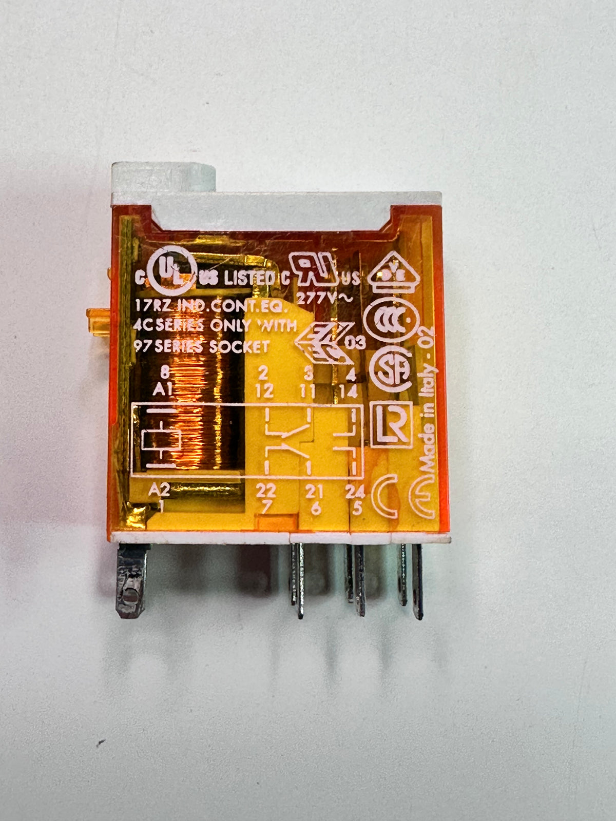 Finder 46.52.8.024.0054 24V AC DPDT Industrial Relay