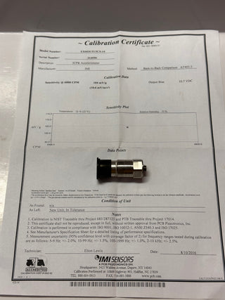 ICP® ACCELEROMETER EX603C01 Hazardous Area Approved Industrial