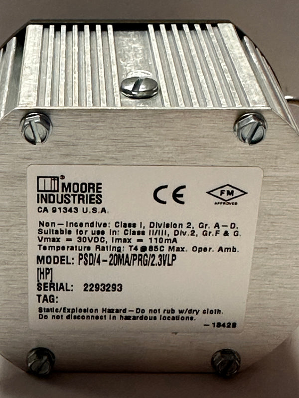 PSD PC-Programmable Loop Display PSD/4-20MA/PRG/2.3VLP