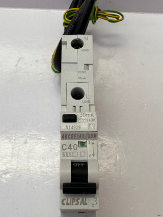 CLIPSAL 4RCBE140/30M C40 RCBO Miniature Circuit Breaker