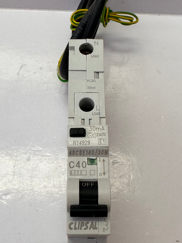 CLIPSAL 4RCBE140/30M C40 RCBO Miniature Circuit Breaker