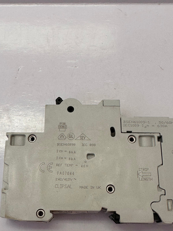 CLIPSAL 4RCBE140/30M C40 RCBO Miniature Circuit Breaker