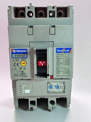Terasaki Tembreak2 S125-GJ 3P 20A FC Circuit Breaker