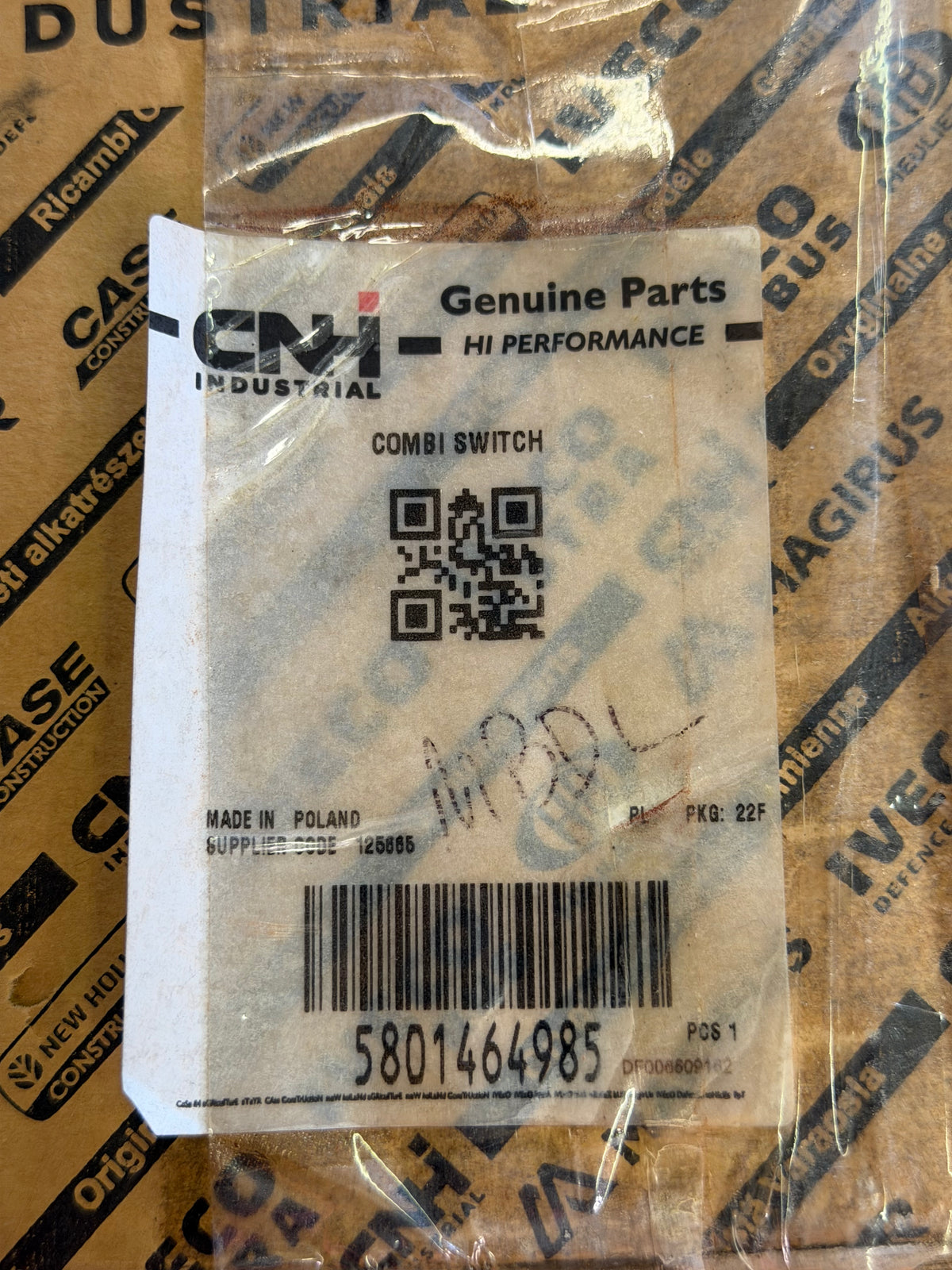 Iveco Daily 5801464985 Steering Column Switch