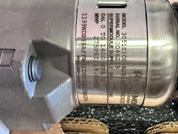 Emerson 3051S Coplanar Pressure Transmitter 3051S1CG4AB11A1KB4C4D1K7M5P1Q4Q8QTQ15A0350