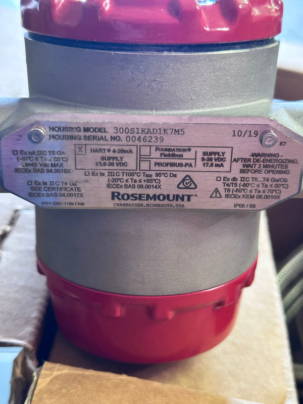Emerson 3051S Coplanar Pressure Transmitter 3051S1CG4AB11A1KB4C4D1K7M5P1Q4Q8QTQ15A0350