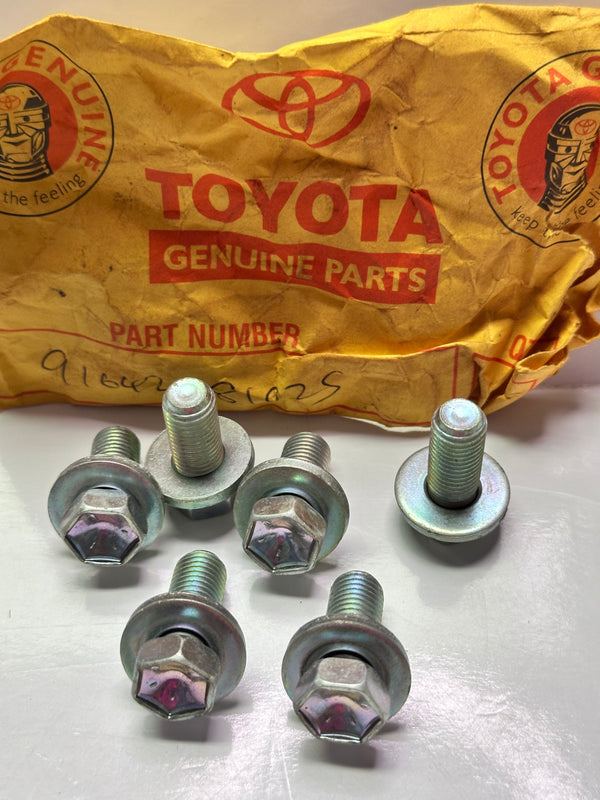 Toyota 91642-81025 Bolt with Washer, bag of 6