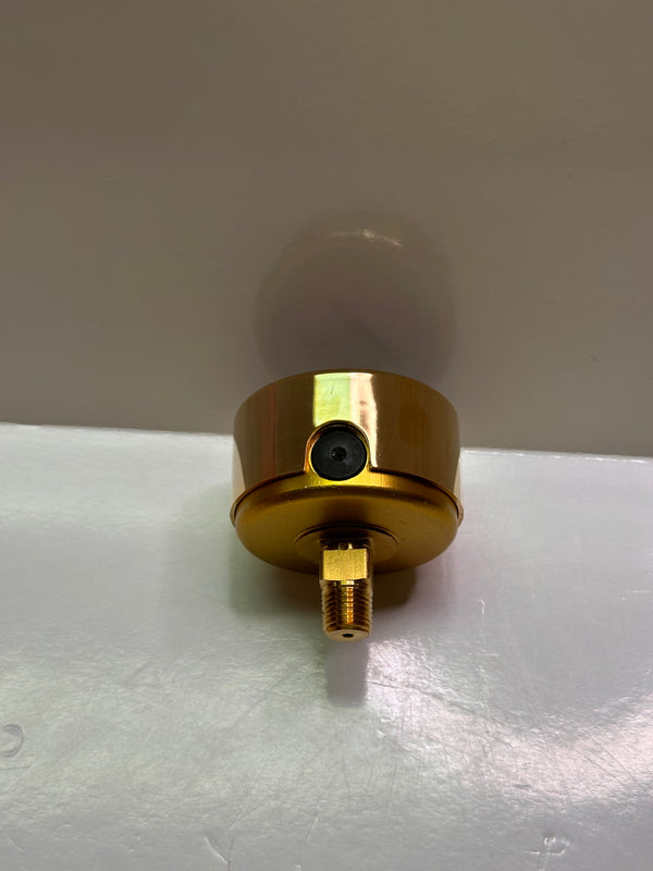Atlas Copco 2658452219 Air Pressure Gauge 600 psi Brass/Gold
