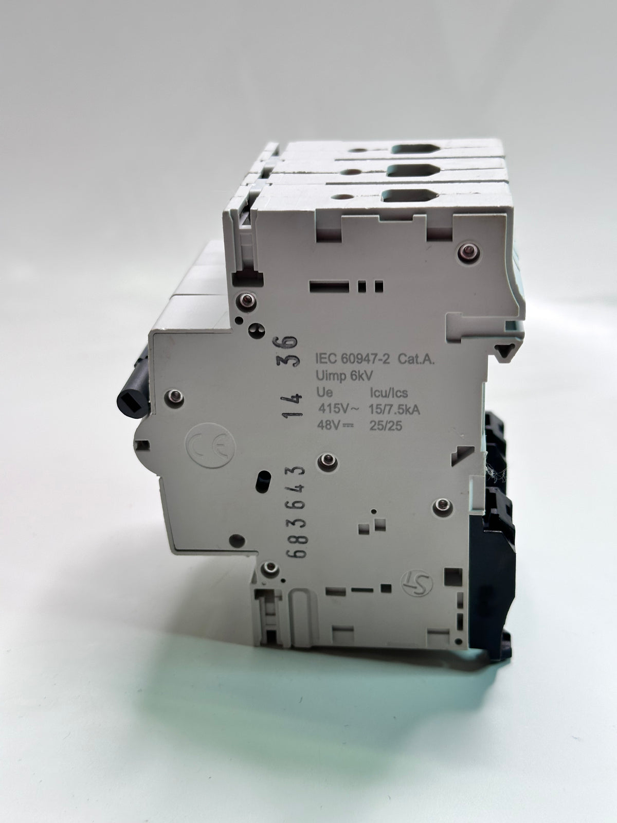 NHP DIN-T Miniature Circuit Breaker — 3-Pole, 32 A, C Curve