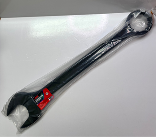 JBS 3907207 Combination Spanner - Ring & Open End - Imperial 2-1/4", Black Phosphate