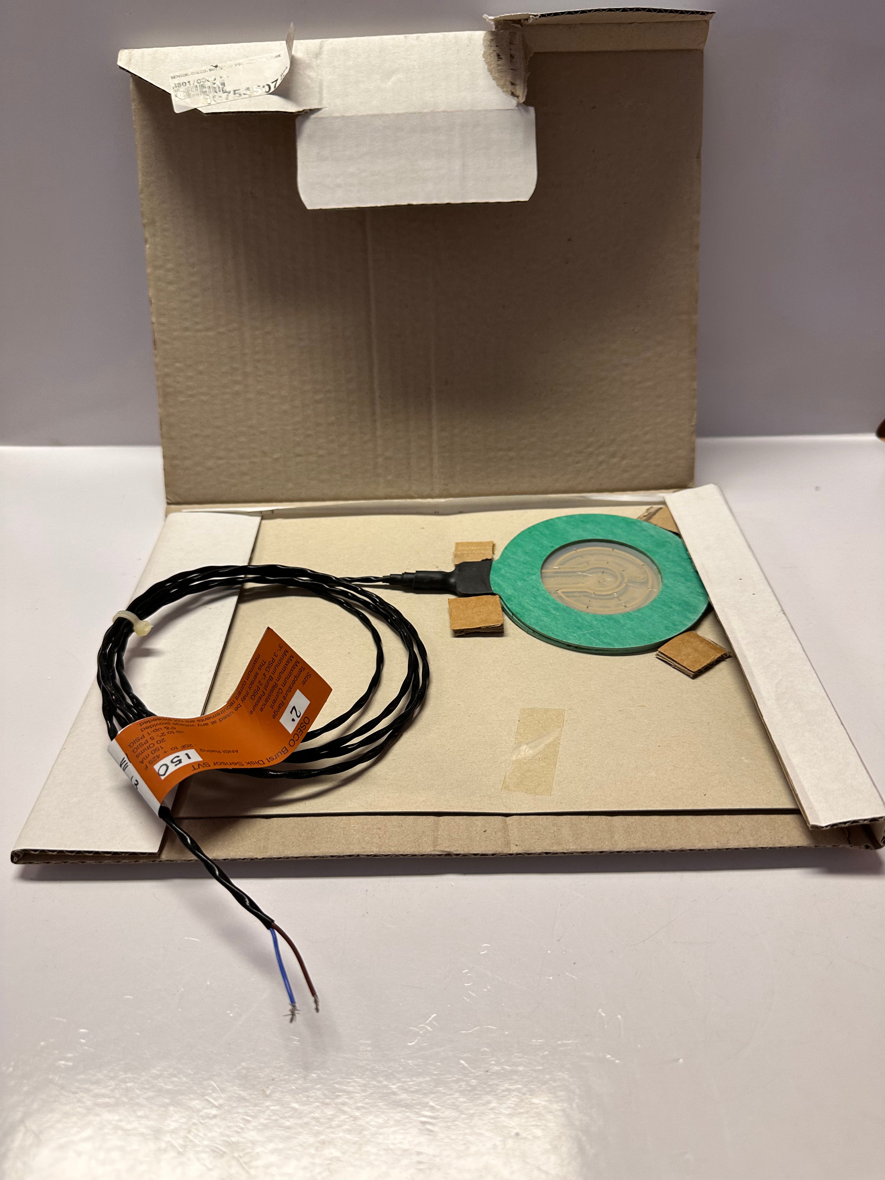 OSECO Burst Disk Sensor SVT, Size 2, ANSI Rating 150 | Mining ...