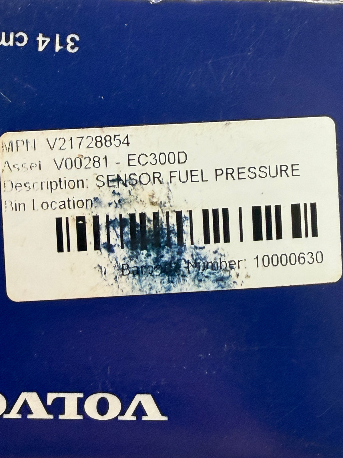 Volvo 21728854 Valve and Pressure Sensor Set