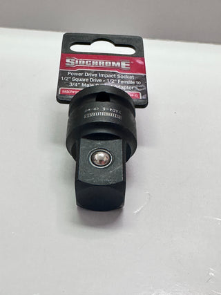 Sidchrome XAD4-6 Power Drive Impact Socket Adapter 1/2" Female to 3/4" Male