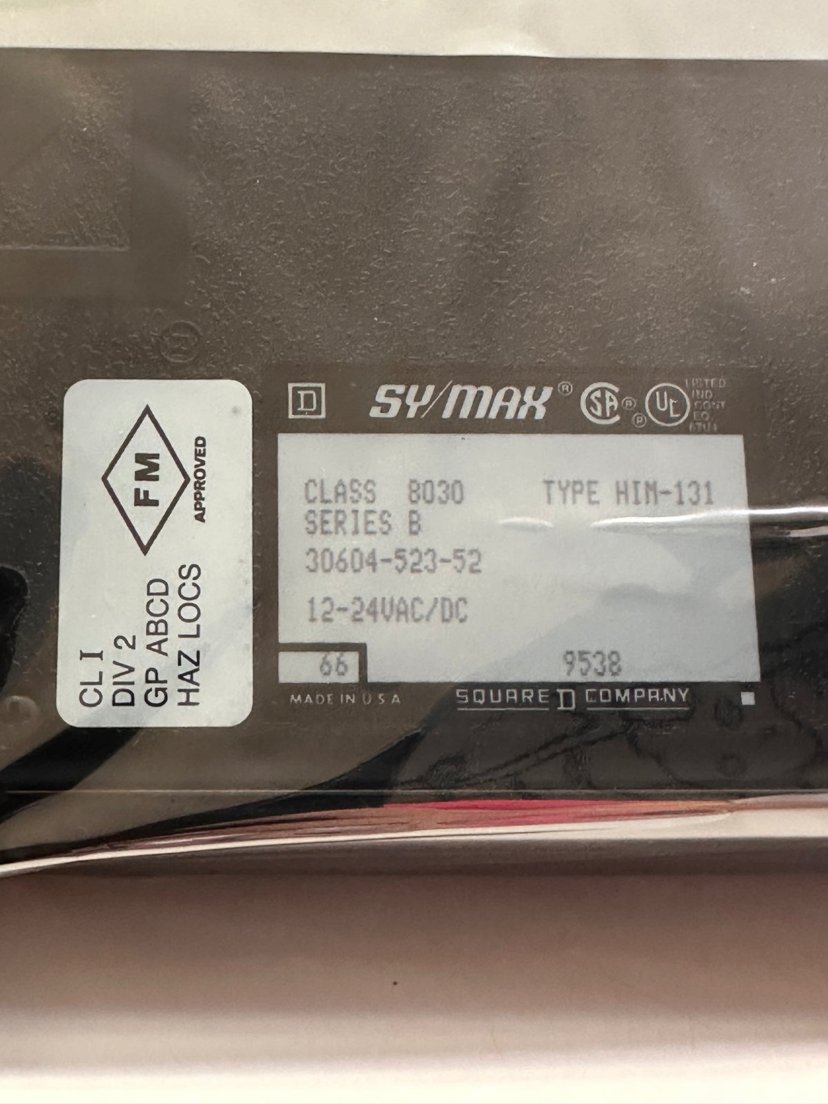 Square D SY/MAX 8030 HIM-131 Series B Input Module, 12/24V AC/DC