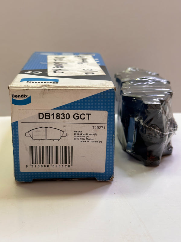 Bendix DB1830 GCT Disc Brake Pads, Front to suit Nissan