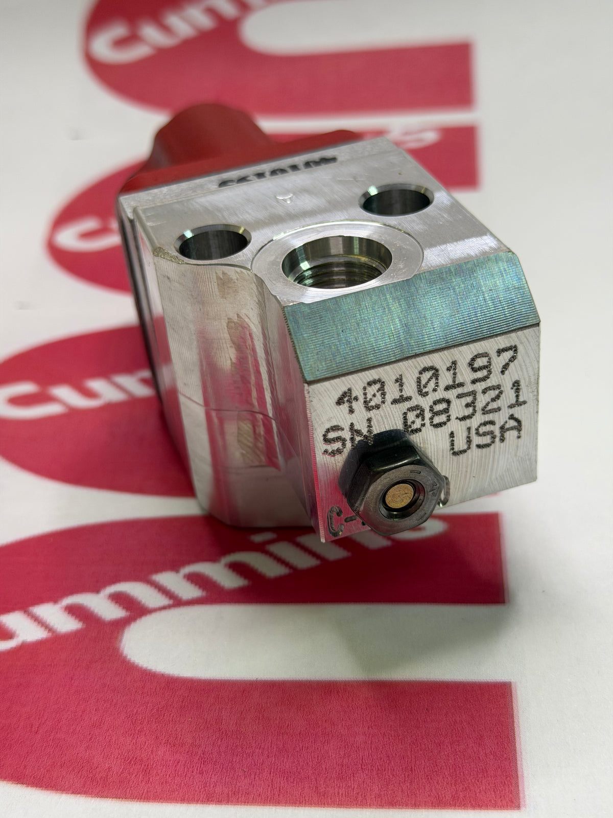 Cummins 4010195 Genuine 24V Fuel Shutoff Valve for M11 Engines