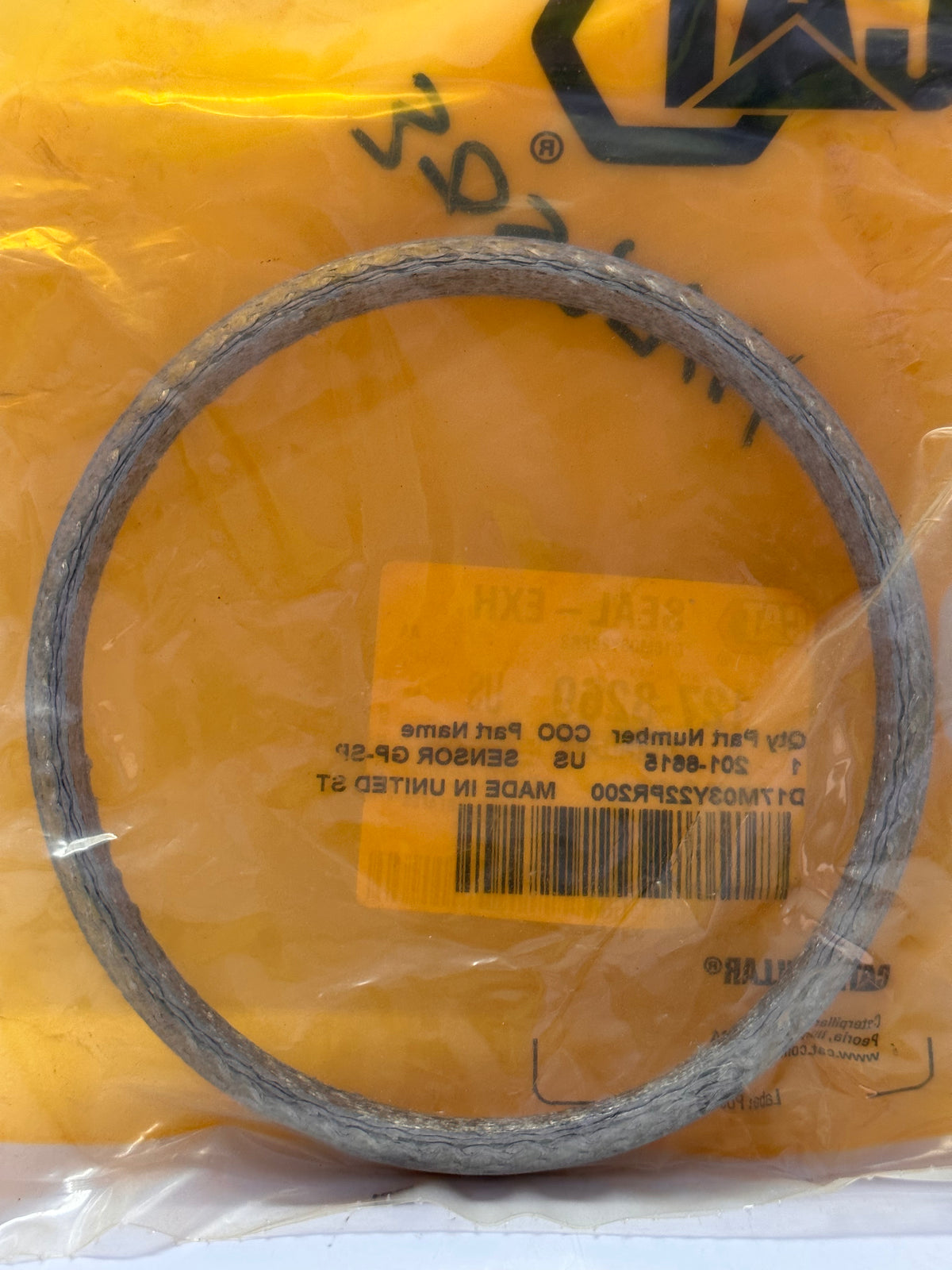 Genuine CAT 127-8269 Knitted Wire Exhaust Seal – 116.4mm ID