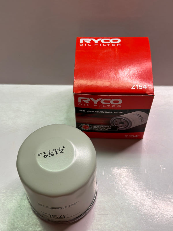 RYCO Z154 Oil Filter with Anti Drain Back Valve