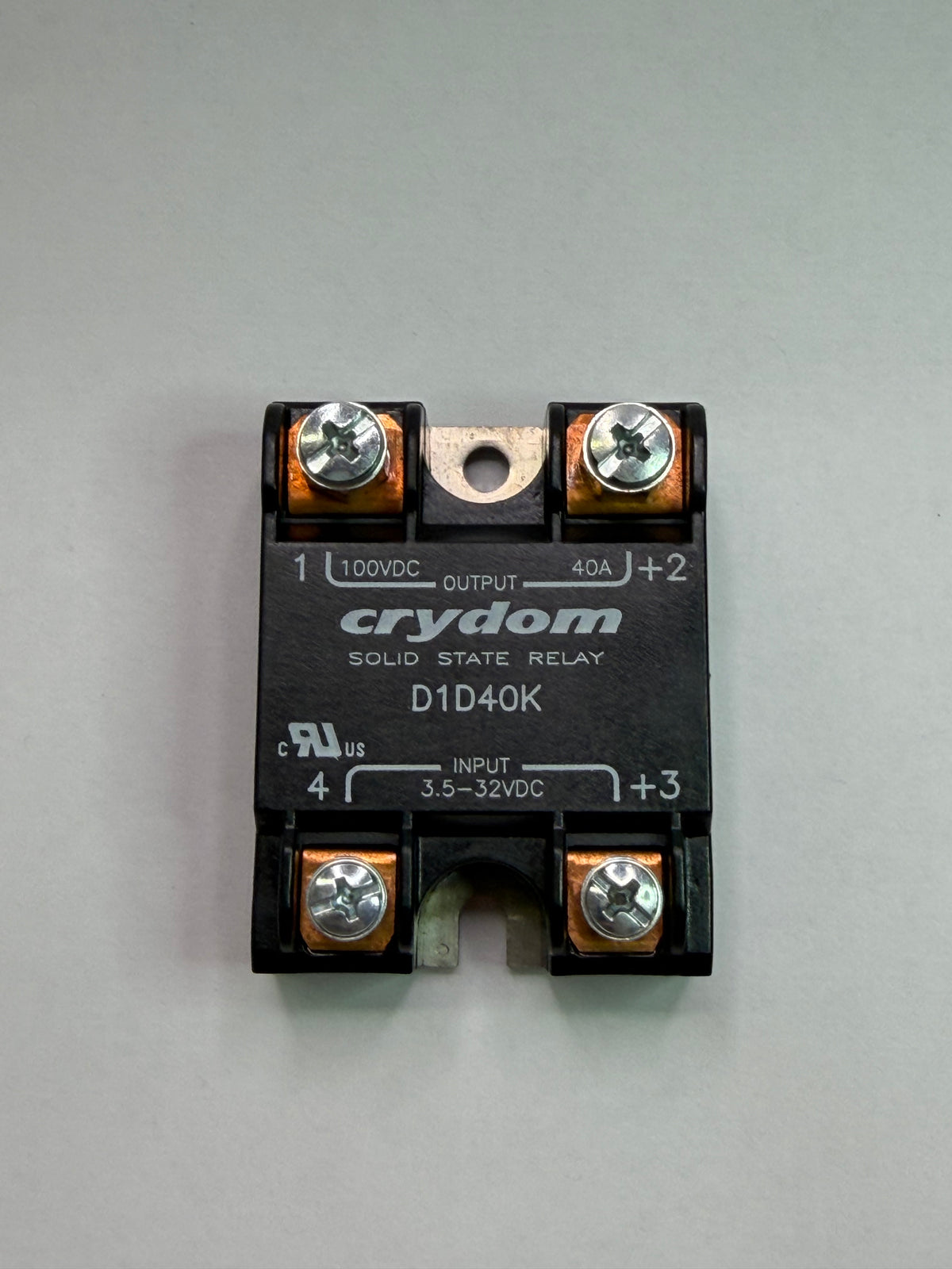 Sensata Crydom D1D40K 40A DC Solid-State Relay — 3.5–32VDC Control