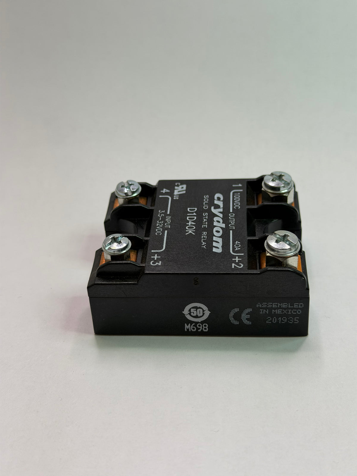 Sensata Crydom D1D40K 40A DC Solid-State Relay — 3.5–32VDC Control