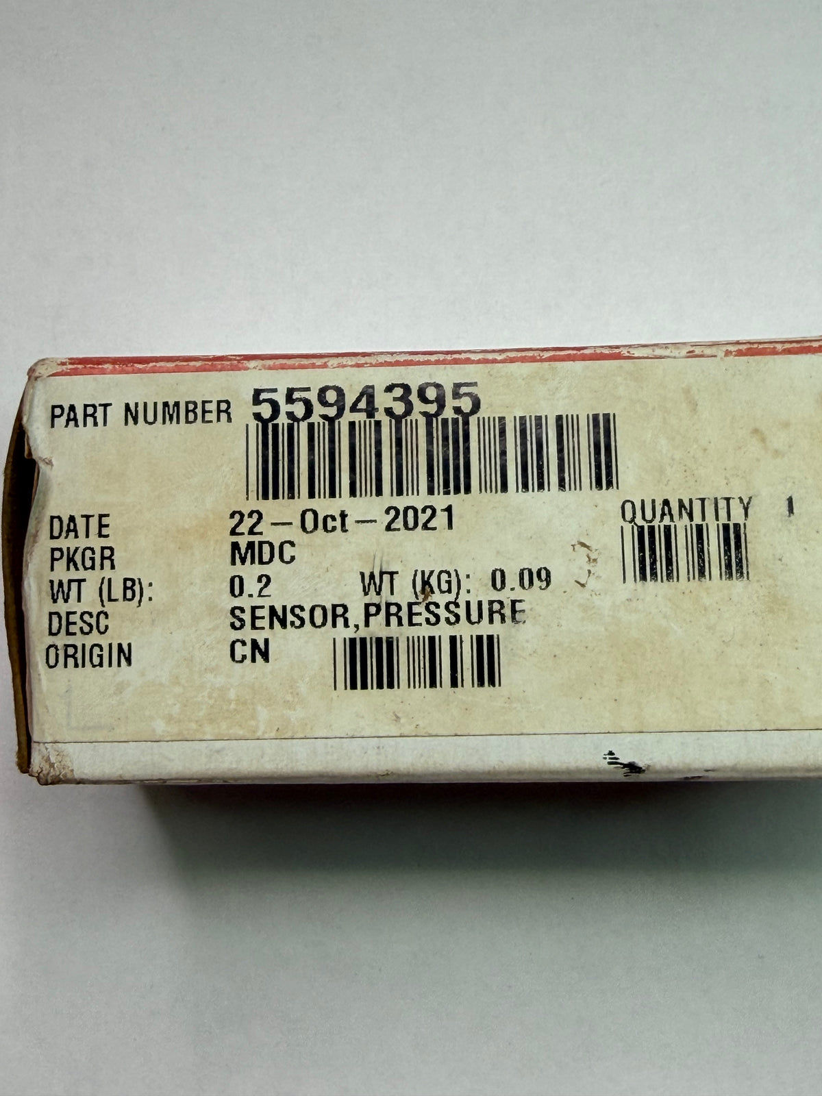 Cummins 5594395 Genuine Pressure Sensor