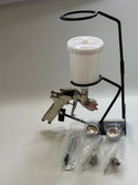 Velocity 3 Nozzle Gravity Feed Spray Gun Kit, with Stand, VBGS