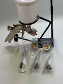 Velocity 3 Nozzle Gravity Feed Spray Gun Kit, with Stand, VBGS