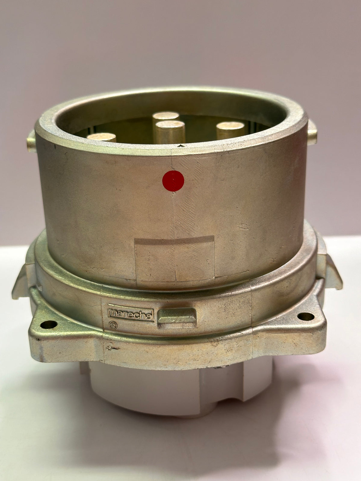 Marechal 3928017 DS2 250A Appliance Inlet, 3 Pin+Neutral+Earth IP66/67 Metal