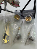 Velocity 3 Nozzle Gravity Feed Spray Gun Kit, with Stand, VBGS