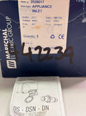 Marechal 3928017 DS2 250A Appliance Inlet, 3 Pin+Neutral+Earth IP66/67 Metal