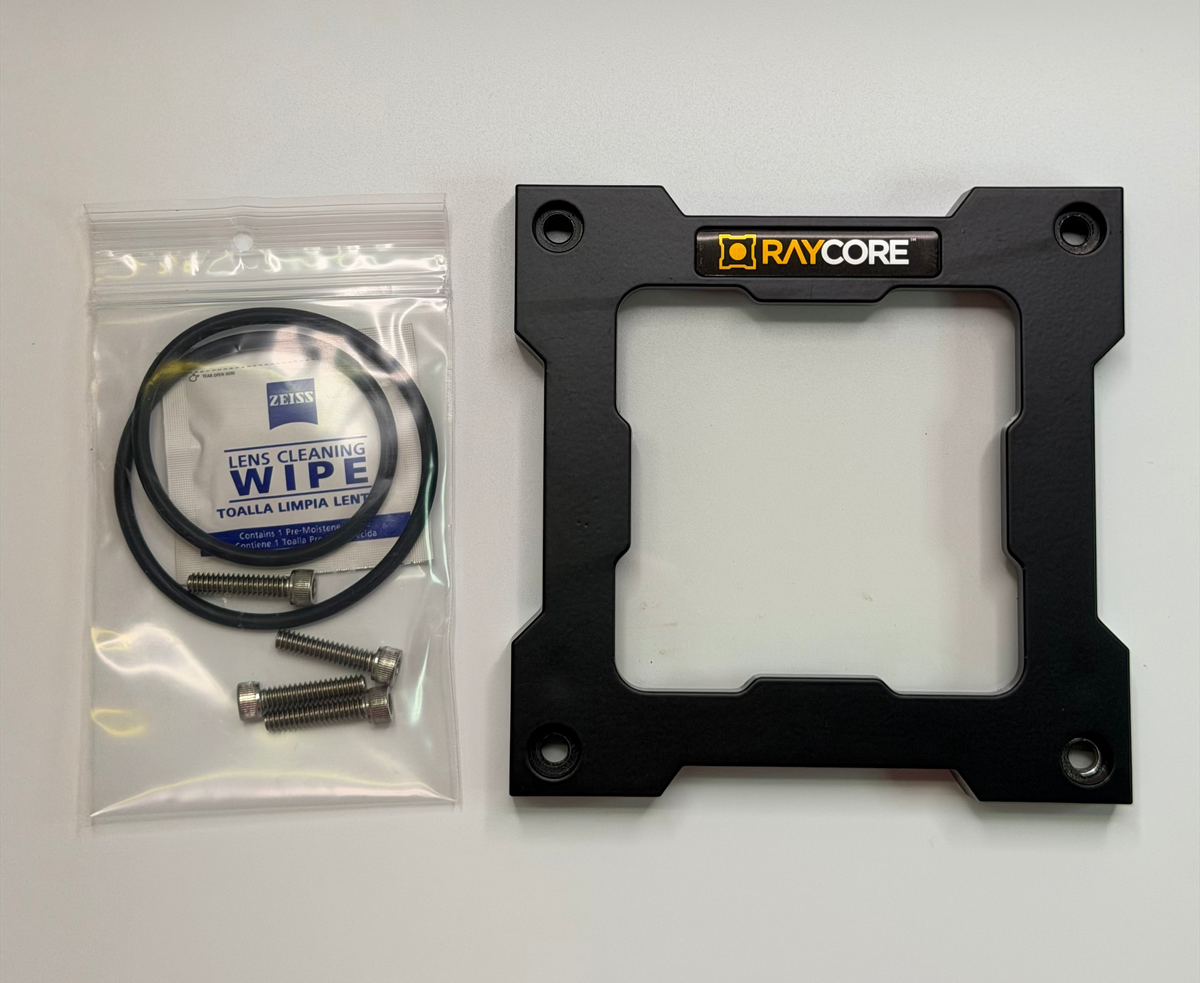 Raycore X10 Detachable face (clear) Replacement Part for X10 Heavy Duty Work Light, X10-DF-C