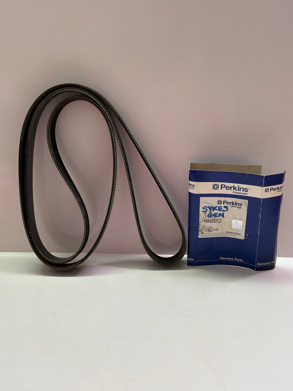 Genuine Perkins 1819392C2 Fan Belt — 8PK1807, 1300 Series