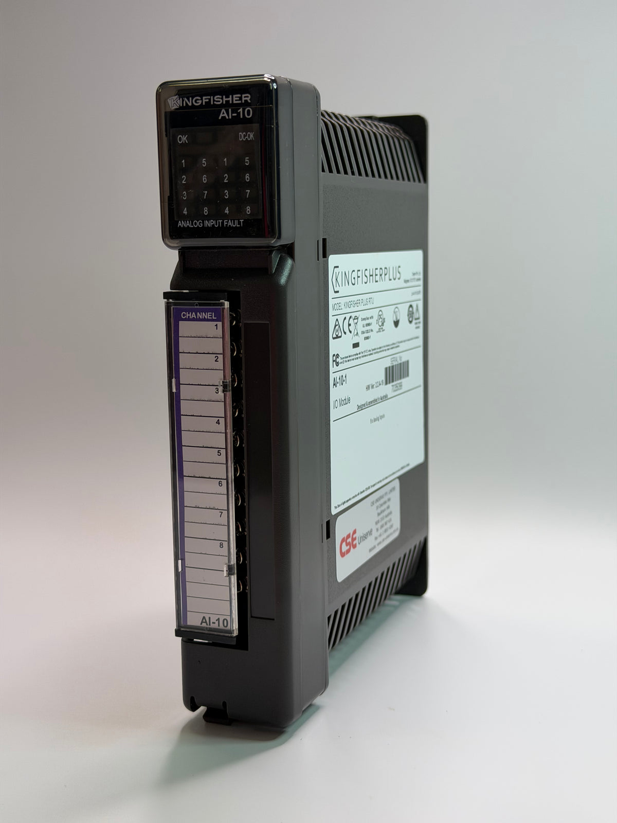 Kingfisher Plus+ AI-10-1 Analog Input Module — 8 Channel, 16 Bit