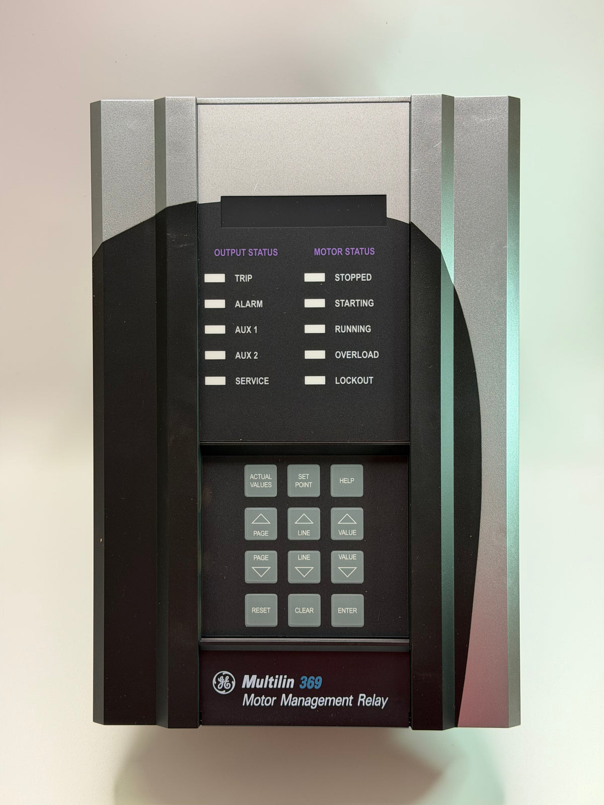 GE Multilin 369 Motor Management Relay — 369-HI-R-0-0-E-H-E