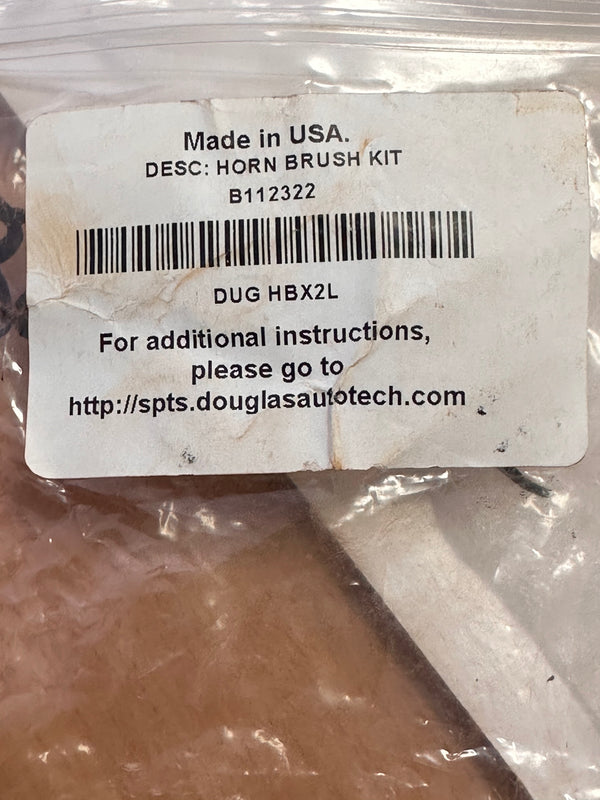 Douglas Autotech Horn Brush Kit B112322/HBX2L Mining & Industrial Surplus