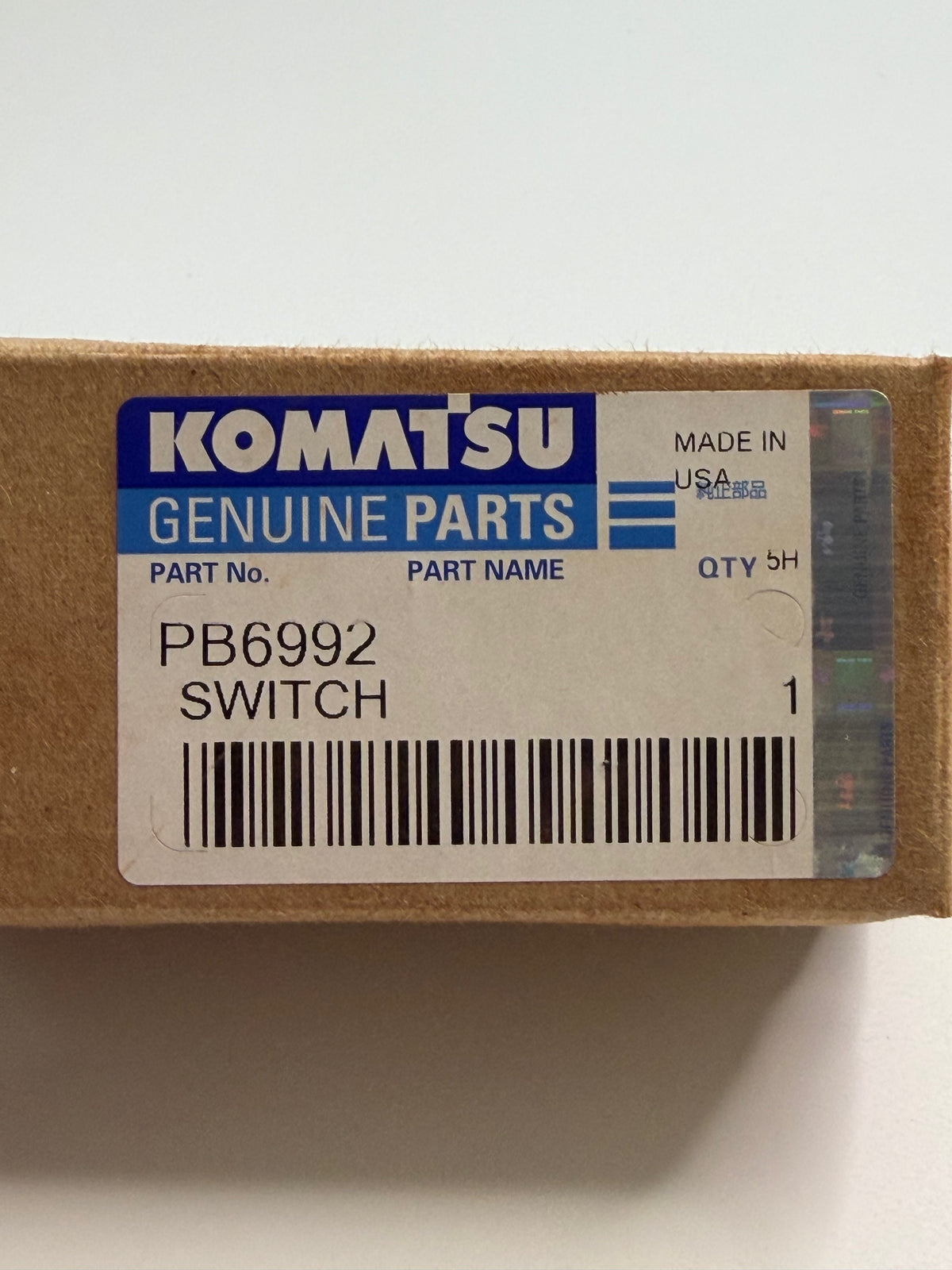 Komatsu PB6992 Pressure Switch