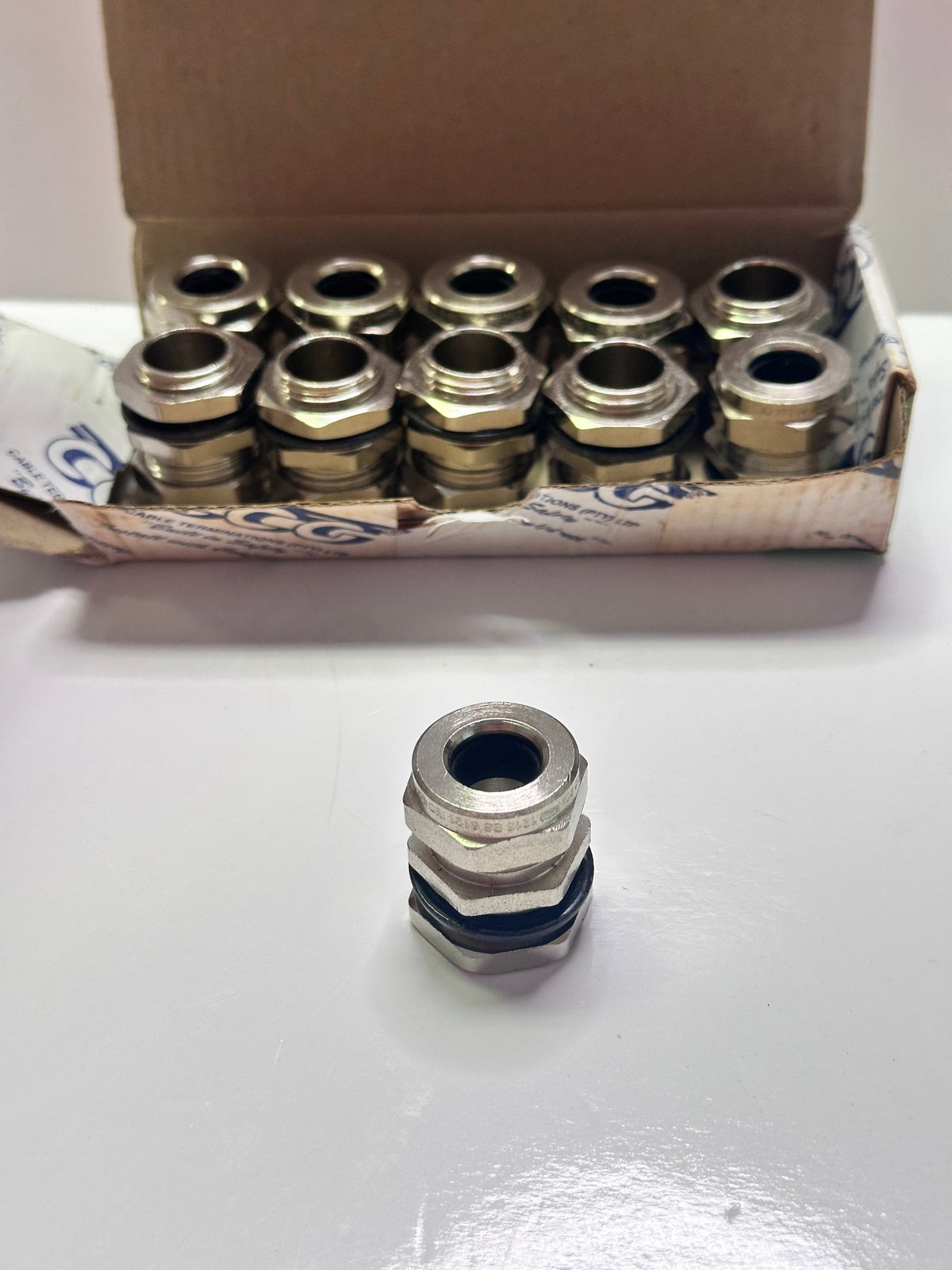 CCG 0535-0 M20s A2 Industrial Compression Gland with Locknut, Box of 10