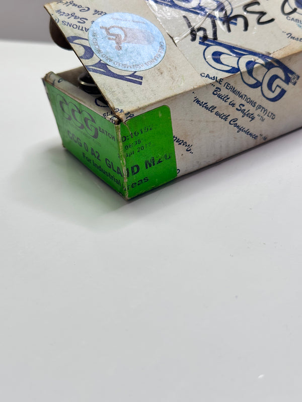 CCG 0535-0 M20s A2 Industrial Compression Gland with Locknut, Box of 10