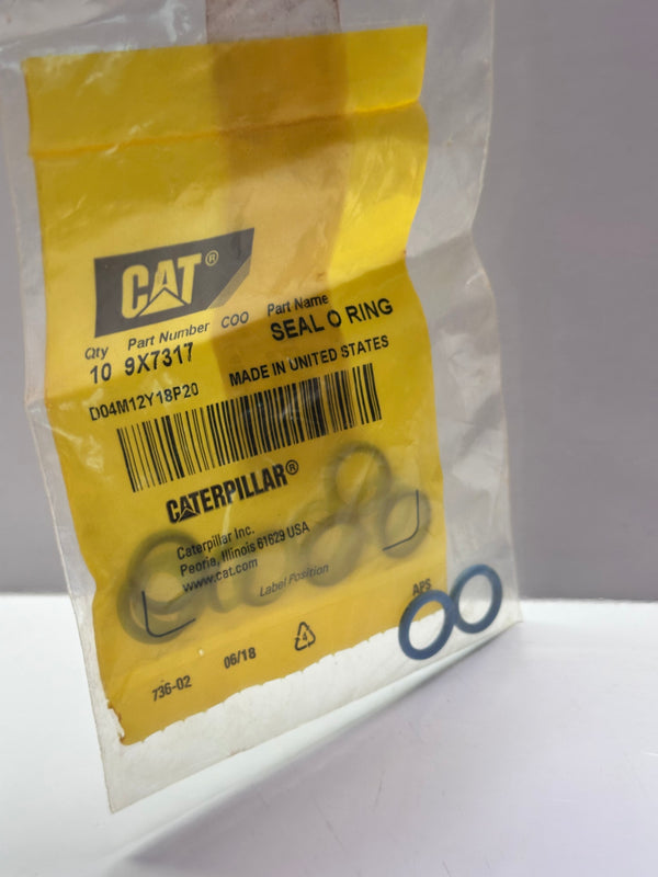 Caterpillar CAT 9X-7317 9.60mm Fuel System Seal - BAG OF 12