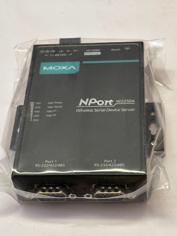 MOXA Wireless Serial Device Server NPort W2250A-T-EU band V1.1.0