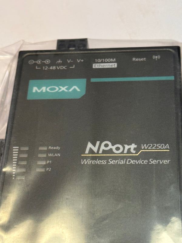 MOXA Wireless Serial Device Server NPort W2250A-T-EU band V1.1.0