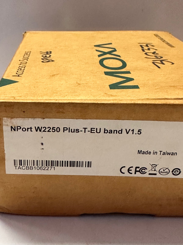 MOXA NPort W2250 Plus-T-EU band V1.5 Wireless Device Server