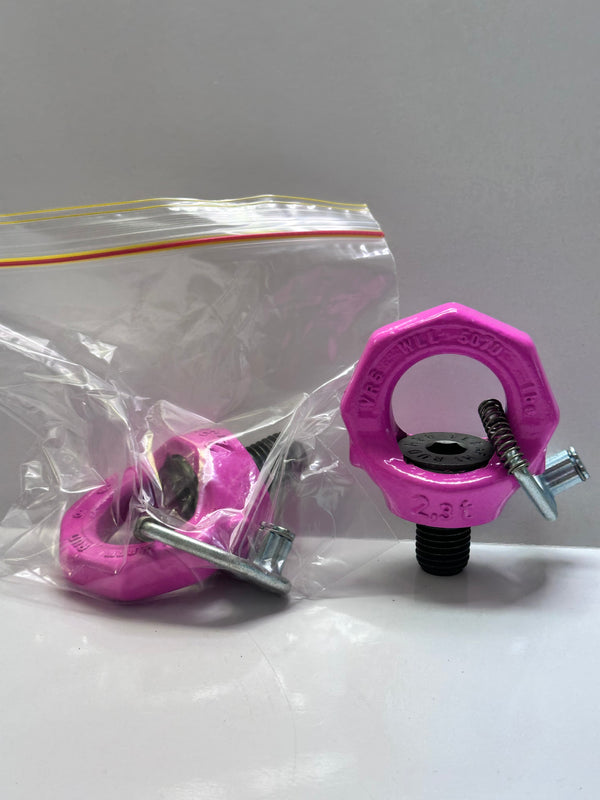 RUD VRS-F M20 Starpoint Eye Bolt (lockable) with Star Key - VIP Pink 7101315