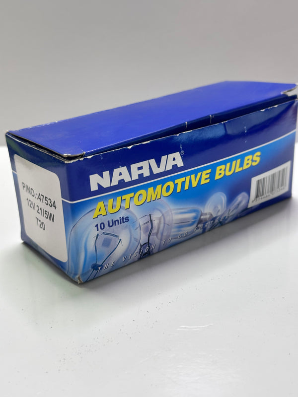 Narva 47534 12V 21/5W W3 x 16Q Wedge Globes - Box of 10
