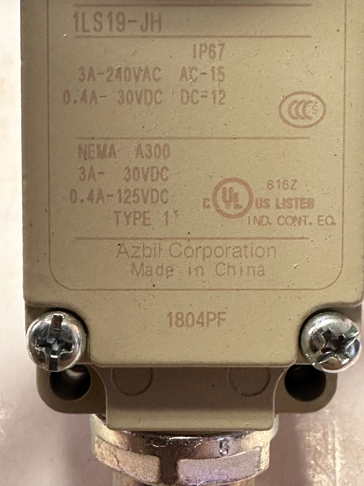 Hitachi 4298612 Limit Switch