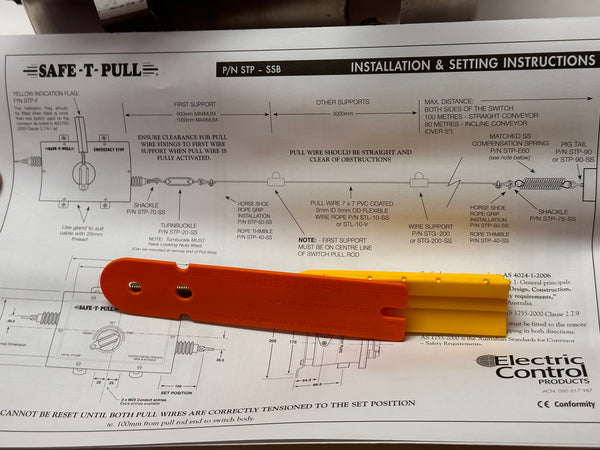 SAFE-T-PULL Landyard Switch STP-SSB-2-RH