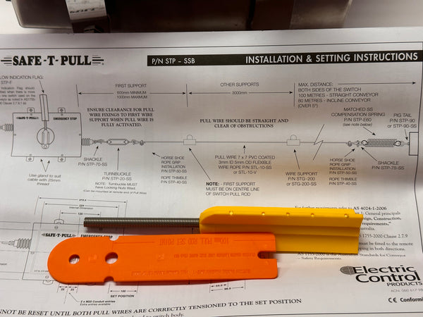 SAFE-T-PULL Landyard Switch STP-SSB-2-RH